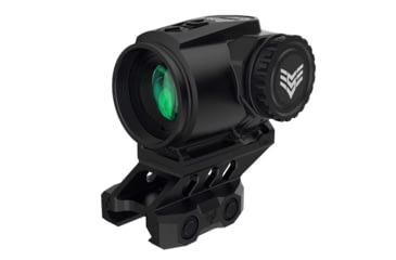 Image of Swampfox Raider 1x20mm Micro Prism Scope, Green BRC, CQB Reticle, MOA, Black, RMPS120-GB