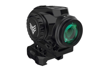Image of Swampfox Raider 1x20mm Micro Prism Scope, Green BRC, CQB Reticle, MOA, Black, RMPS120-GB