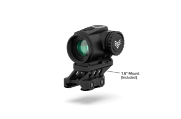 Image of Swampfox Raider Micro Prism 1x20mm Prismatic Sight, 6 MOA Green, Black, RMPS120-G6