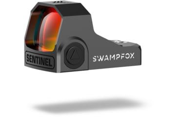 Image of Swampfox Sentinel Ultra Compact Micro Red Dot Sight, 1x16mm, 3 MOA Red Dot Reticle, Manual Brightness, Black, SNL00116-RDM