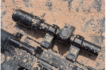 Image of Swampfox Arrowhead Riflescope, 1-6X24, 30mm Tube, Second Focal Plane, IR Green MOA Reticle, Black, ARH16241-GM