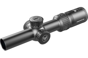 Image of Swampfox Tomahawk LVPO Rifle Scope, 1-4x24mm, 30mm Tube, Second Focal Plane, Spear Duplex Reticle, Black, ATK14241-D