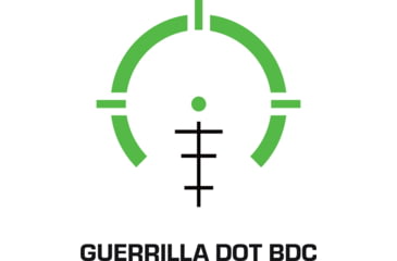 Image of Swampfox Tomahawk II 1-4x24mm Rifle Scope, 30mm Tube, Second Focal Plane, Green BDC, Black, THK14241-GB