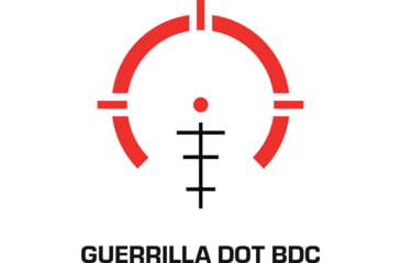 Image of Swampfox Tomahawk II 1-4x24mm Rifle Scope, 30mm Tube, Second Focal Plane, Red BDC, Black, THK14241-RB