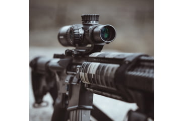 Image of Swampfox Tomahawk LVPO Rifle Scope, 1-6x24mm, 30mm Tube, Second Focal Plane, Illuminated Guerrilla Dot BDC Reticle, Black, ATK16241-B