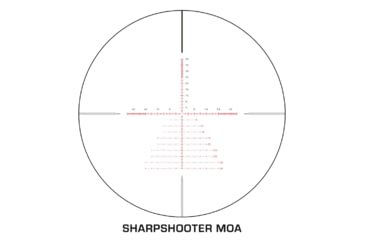 Image of Swampfox Warhawk Tactical 3-15x50mm Rifle Scope, 34mm Tube, First Focal Plane, Sharpshooter MOA, MOA, Black, TWK31550-3M