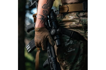 Image of Swampfox Warhorse 1-6x24 Rifle Scope, 34mm Tube, First Focal Plane, Red IR MOA, WAR16241-RM