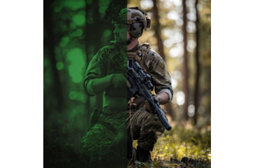 Image of Swampfox Warhorse 1-6x24 Rifle Scope, 34mm Tube, First Focal Plane, Red IR MOA, WAR16241-RM