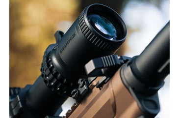 Image of Swampfox Warhorse 1-6x24 Rifle Scope, 34mm Tube, First Focal Plane, Red IR MOA, WAR16241-RM