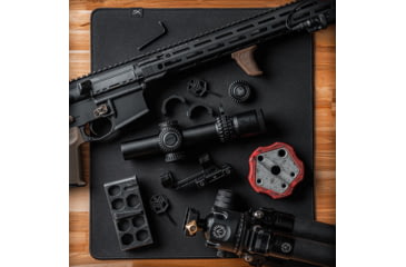 Image of Swampfox Warhorse 1-6x24 Rifle Scope, 34mm Tube, First Focal Plane, Red IR MOA, WAR16241-RM