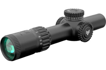 Image of Swampfox Warhorse 1-6x24 Rifle Scope, 34mm Tube, First Focal Plane, Red IR MOA, WAR16241-RM