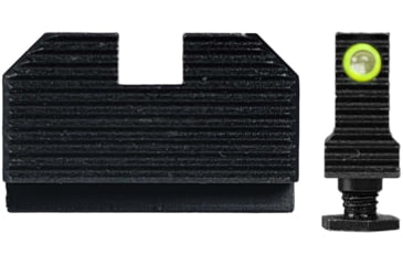 Image of Swampfox Wolverine Tritium Stealth Sights for Double Stack Glocks 17/19/21/22/23/34/35/40/41/45, Black, WVNFS-CWSS