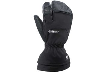 Image of Swany A-Star 3 Finger Mitt, Black, Extra Large BX-9M-Black-Xlarge