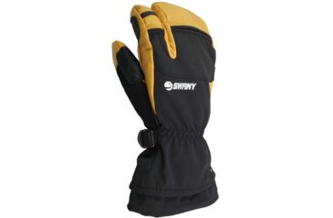 Image of Swany A-Star 3 Finger Mitt, Black/Segal, Medium BX-9M-Black/Segal-Medium
