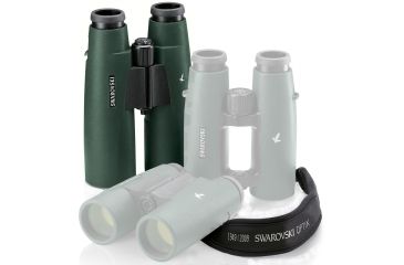 Image of Swarovski 15x56 WB SLC Forest Green Binoculars - 60th Anniverary Edition with Lift Carrying Strap 86191