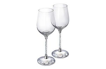 Image of Swarovski Crystalline Red Wine Glasses (set of 2)