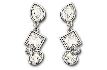 Image of Swarovski Dream Pierced Earrings