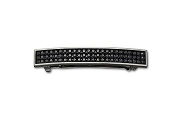 Image of Swarovski Gala Jet Hematite Hair Slide