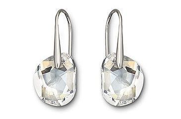 Image of Swarovski Galet Pierced Earrings