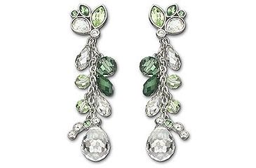 Image of Swarovski Garland Long Pierced Earrings