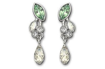 Image of Swarovski Garland Pierced Earrings