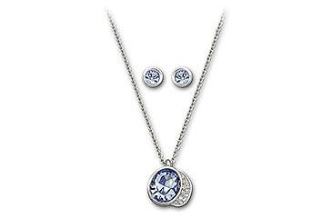 Image of Swarovski Gloria Light Sapphire Set