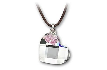 Image of Swarovski Heart and Butterfly Mini Pendant