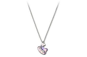 Image of Swarovski Mini-Cat Vintage Rose Pendant