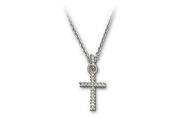 Image of Swarovski Mini-Cross Pendant