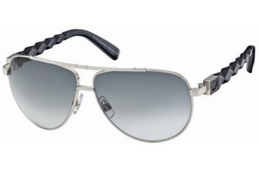 Image of Swarovski SK0003 Sunglasses - Shiny Palladium Frame Color