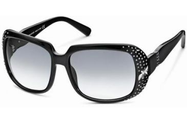 Image of Swarovski Audrey Sunglasses SK0013 - Shiny Black Frame Color