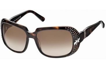 Image of Swarovski Audrey Sunglasses SK0013 - Dark Havana Frame Color