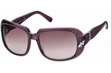 Image of Swarovski Audrey Sunglasses SK0013 - Shiny Violet Frame Color