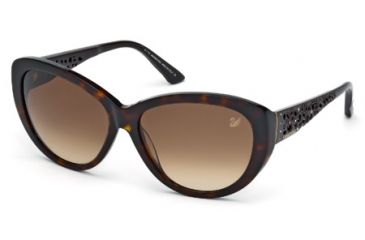 Image of Swarovski SK0053 Sunglasses - Dark Havana Frame Color
