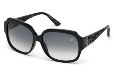 Image of Swarovski SK0054 Sunglasses - Shiny Black Frame Color