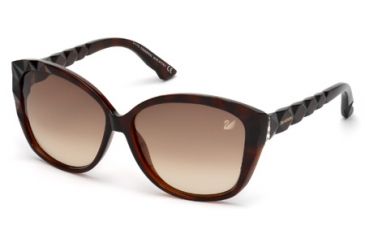 Image of Swarovski SK0058 Sunglasses - Dark Havana Frame Color