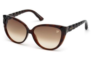 Image of Swarovski SK0059 Sunglasses - Dark Havana Frame Color