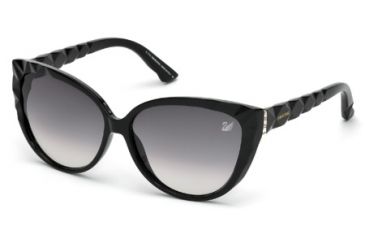 Image of Swarovski SK0059 Sunglasses - Shiny Black Frame Color