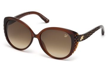 Image of Swarovski SK0068 Sunglasses - Black Frame Color