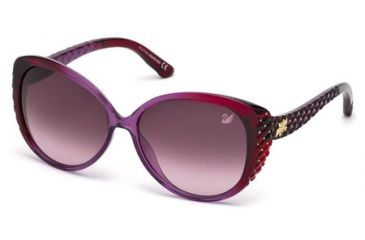 Image of Swarovski SK0068 Sunglasses - Violet Frame Color