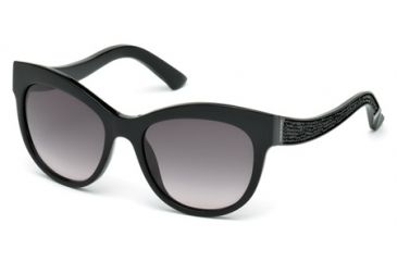 Image of Swarovski SK0110 Sunglasses - Shiny Black Frame Color