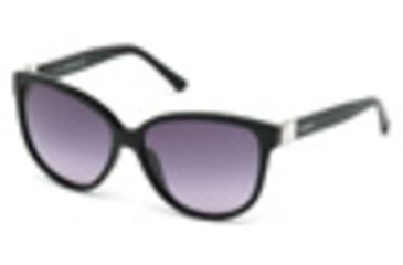 Image of Swarovski SK0120 Sunglasses - Shiny Black Frame Color