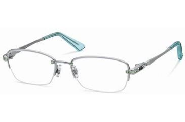 Image of Swarovski SK5001 Eyeglass Frames - Shiny Black Frame Color