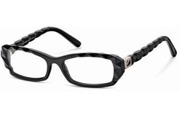 Image of Swarovski SK5007 Eyeglass Frames - Shiny Black Frame Color