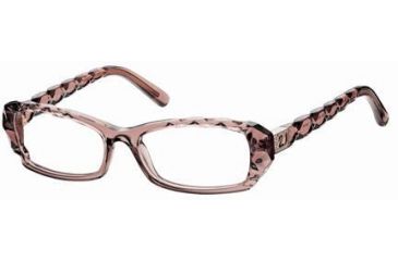 Image of Swarovski SK5007 Eyeglass Frames - Shiny Light Brown Frame Color