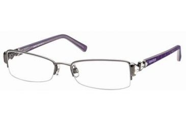 Image of Swarovski SK5022 Eyeglass Frames - Shiny Dark Ruthenium Frame Color