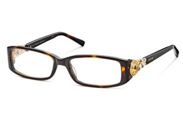 Image of Swarovski SK5029 Eyeglass Frames - Dark Havana Frame Color