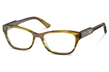 Image of Swarovski SK5033 Eyeglass Frames - Shiny Light Green Frame Color