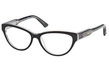 Image of Swarovski SK5034 Eyeglass Frames - Black/Crystal Frame Color