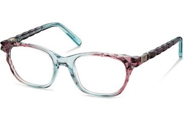 Image of Swarovski SK5039 Eyeglass Frames - Turquoise Frame Color